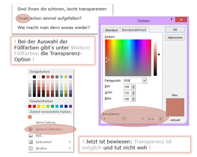 #transparenz ist ganz #einfach