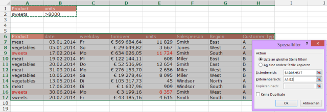 Tipp Excel Filter Erweitert Basis
