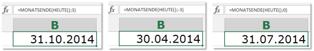 Tipp Excel Funktion Monatsende