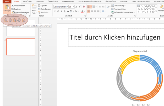 Tipp PowerPoint Diagramm verknüpfen