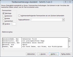 Tipp Excel TextinSpalten2