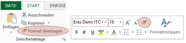 Tipp Office Format übertragen