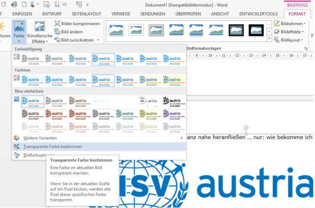 Tipp Office Transparente Farbe