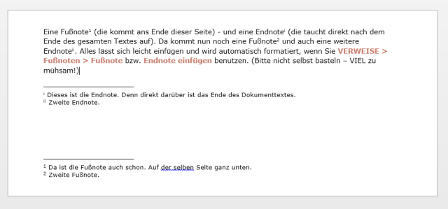 Tipp Word Fußnote 1