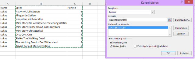 Tipp Excel Konsolodieren 2