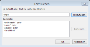 Tipp Outlook Weihnachten Regel3