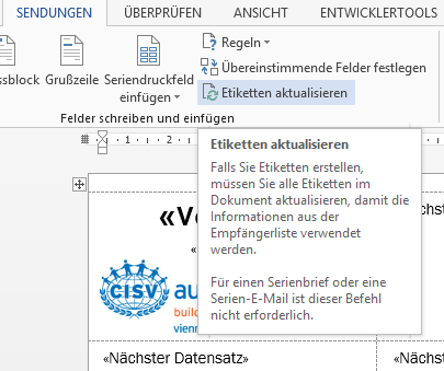 Tipp Word Serienetiketten5