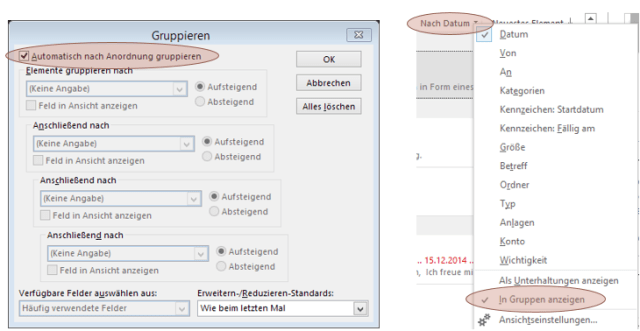 Tipp Outlook Gruppen