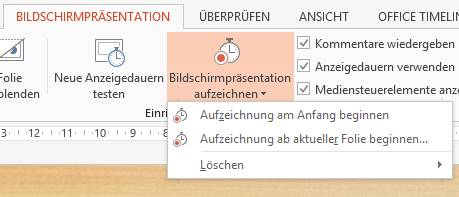 Tipp PowerPoint aufzeichnen
