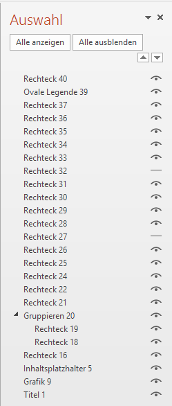 Tipp PowerPoint Auswahlbereich