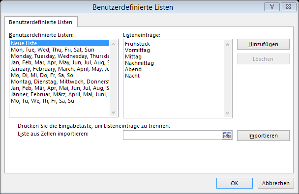Tipp Excel benutzerdefinierte Liste Sortieren