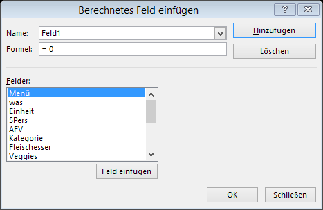 Tipp Excel Pivot Berechnetes Feld