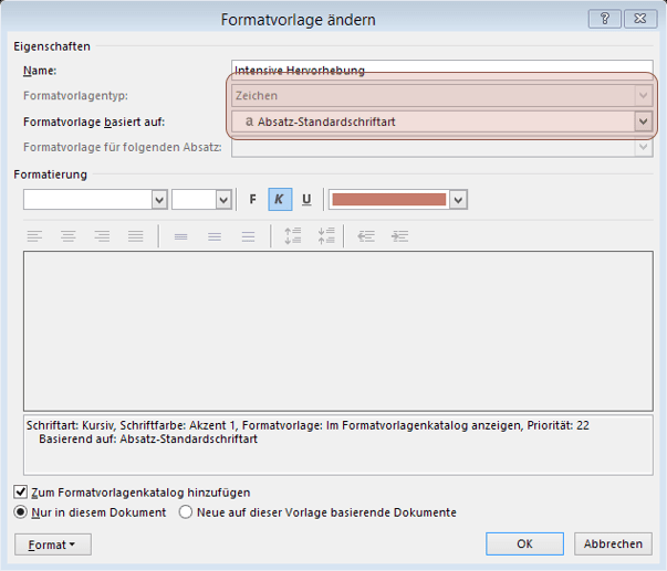 WTipp Formatvorlagen ändern 5