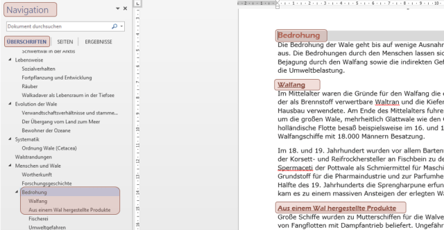 WTipp Navigation Überschriften