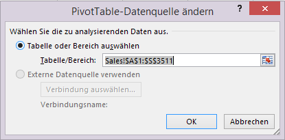XTipp Pivot Datenquelle