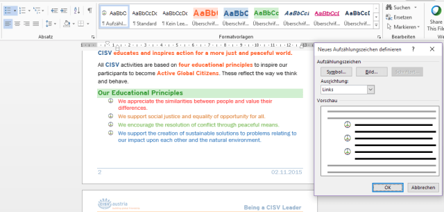 WTipp Aufzählungszeichen Bild