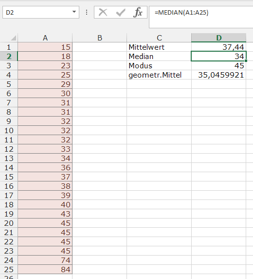 XTipp Statistik Median