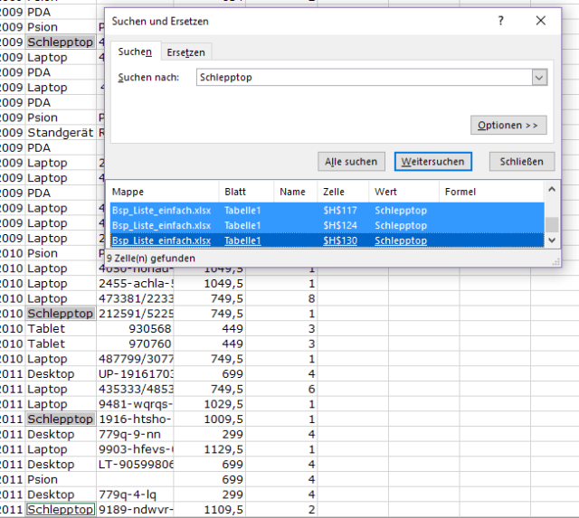 XTipp zeilenLöschen02