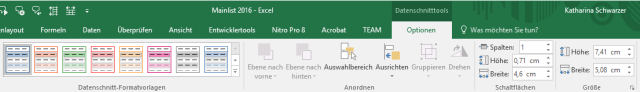 XTipp Datenschnitttools Aussehen