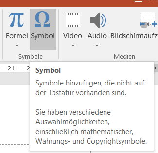 PTipp SymboleSonderzeichen
